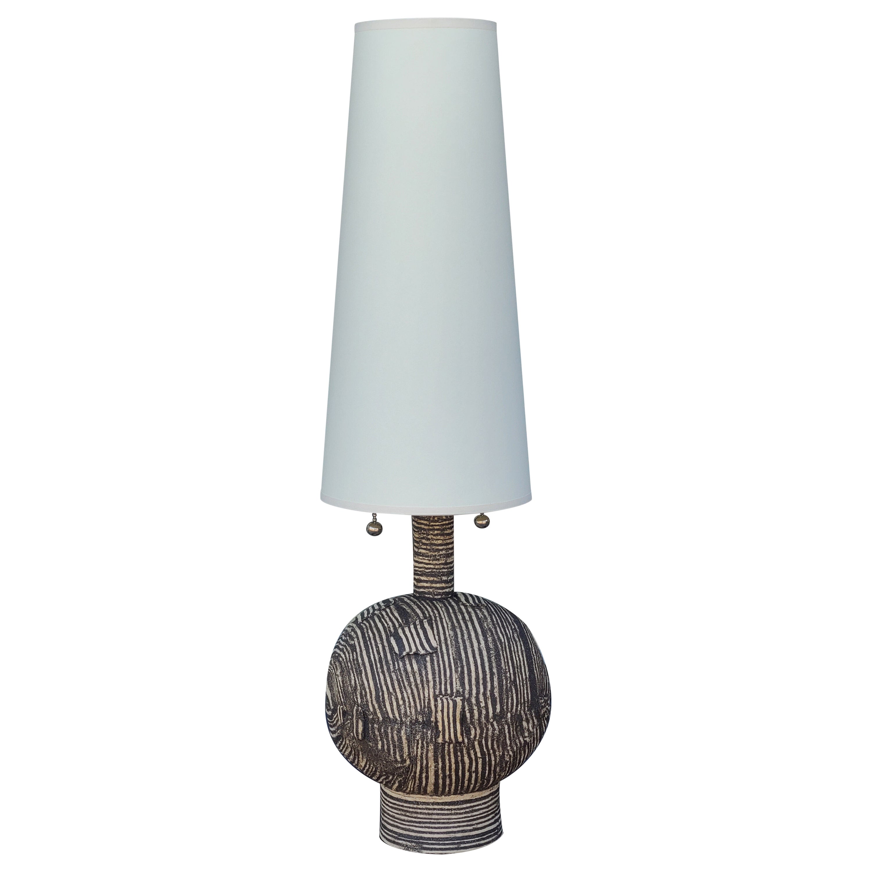 Lampe de table Studio Pottery de Lewis Trimble en vente