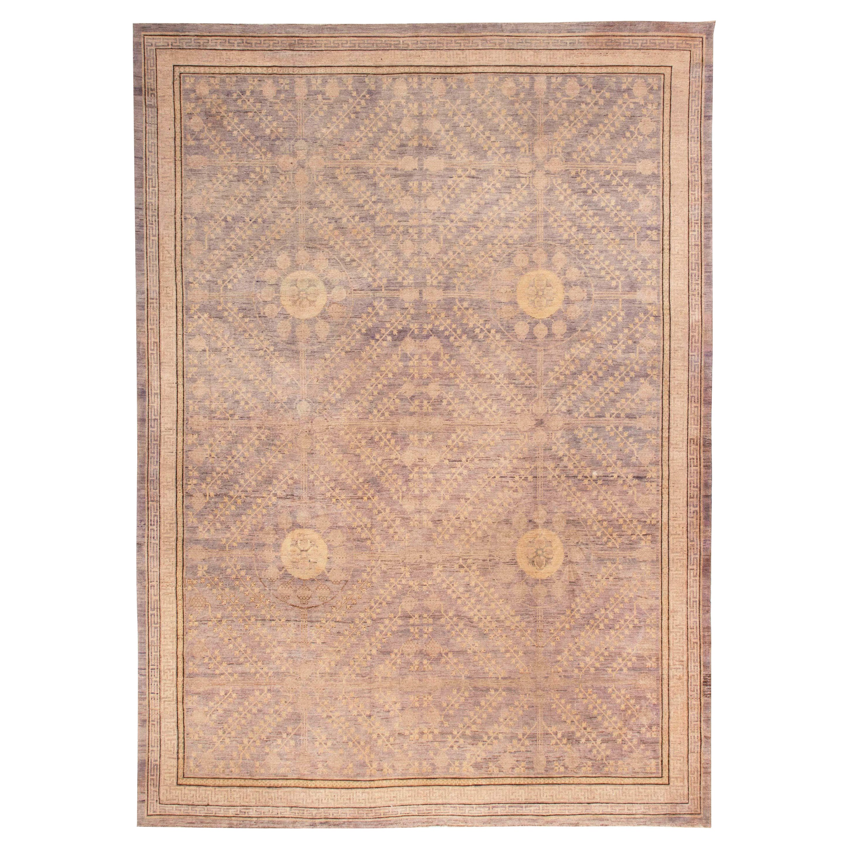 Samarkand Traditional Design Handmade Wool Rug by Doris Leslie Blau