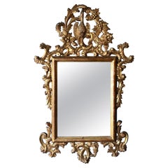 18TH Century Continental Gilt Mirror