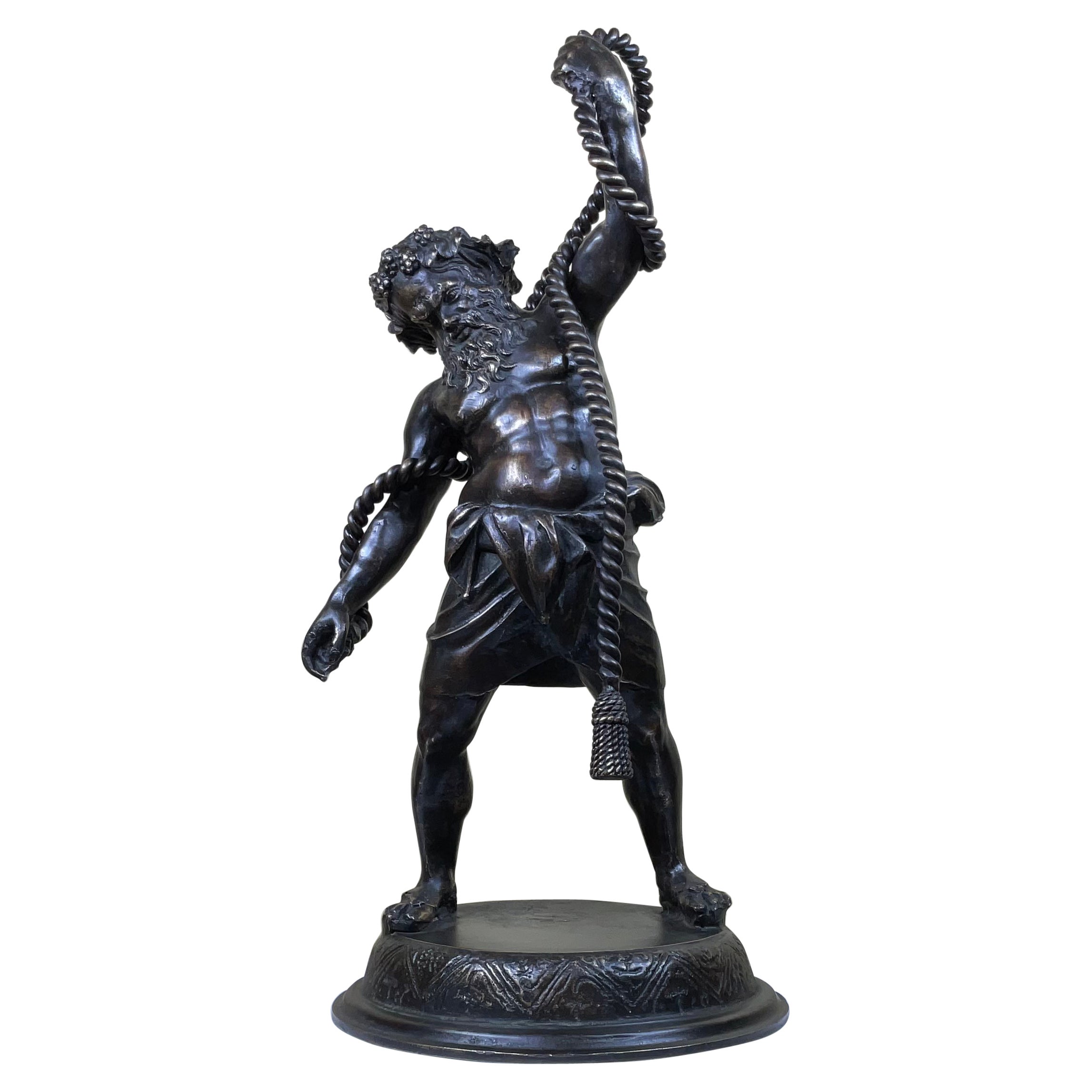 Samson, Vintage Bronze Sculpture 
