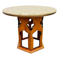 Mid-Century Harvey Probber Style Marble Center Table