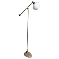 Swedish Mid-Century Floor lamp by Einar Bäckström for Malmö Metallvarufabrik