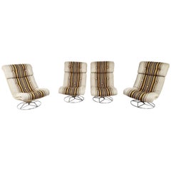 Seventies Lounge Chairs, Set of 4 