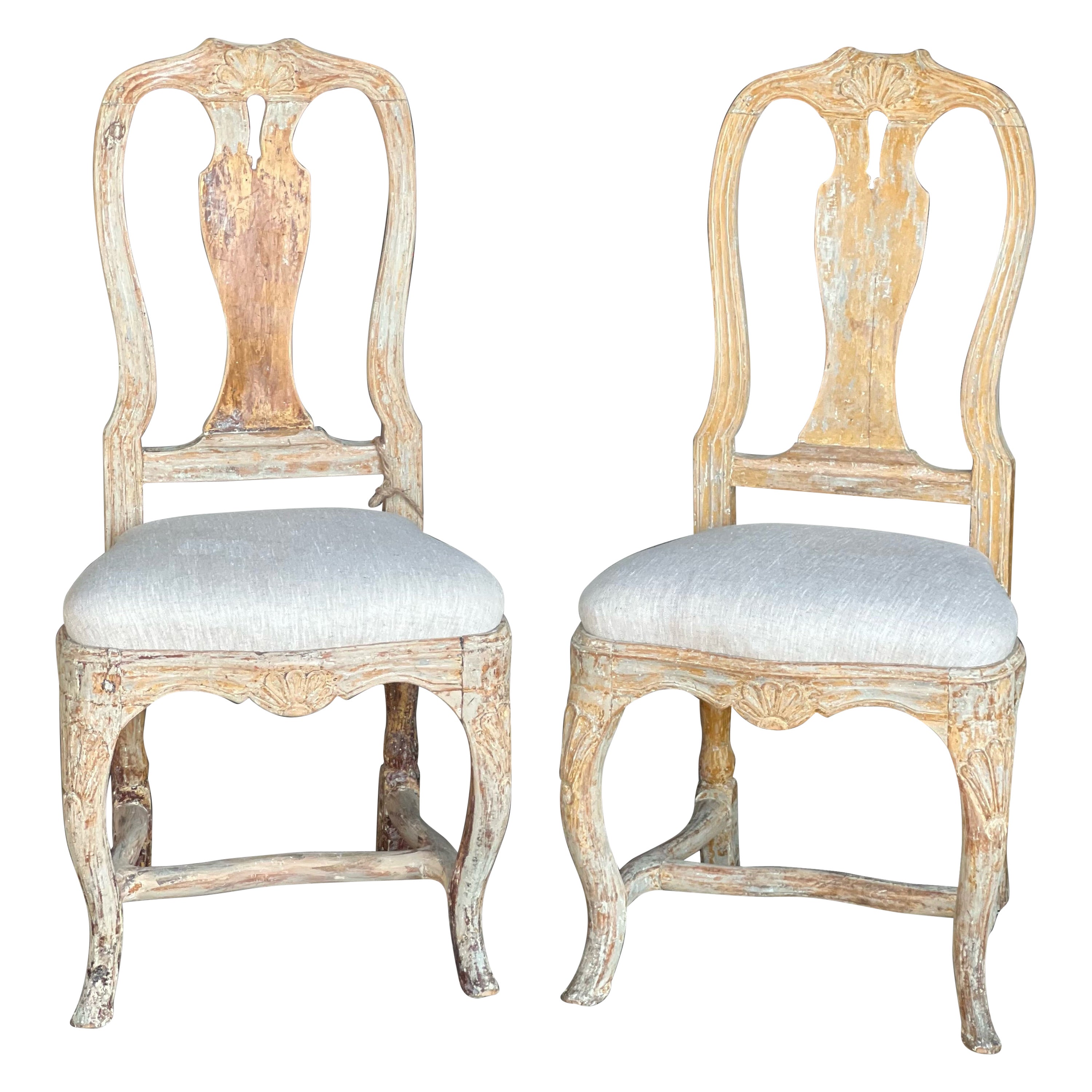 18th Century Swedish Rococo Chairs