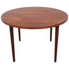 Midcentury Round Teak Dining Table 12