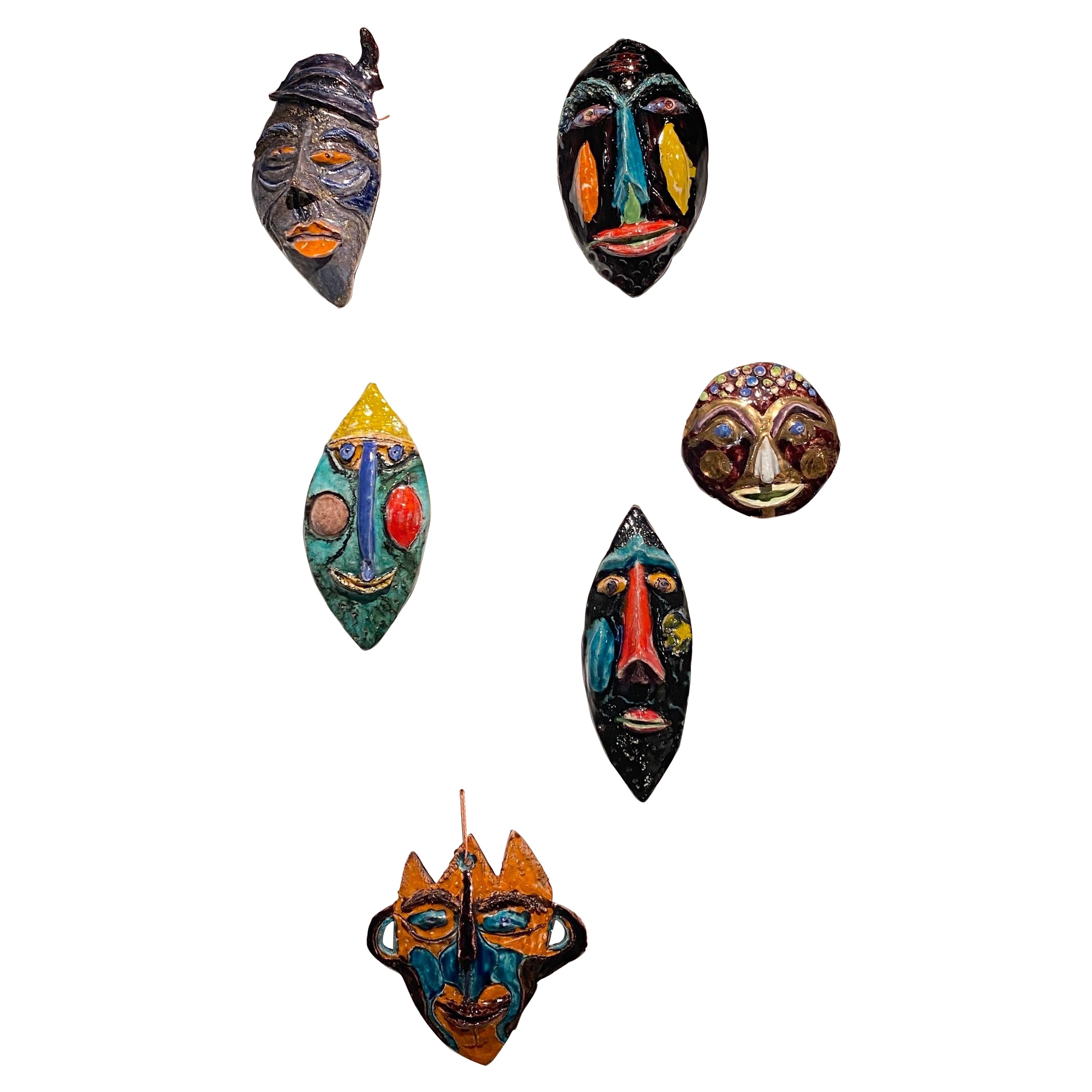 1960S Ceramics Masks By Schiavon