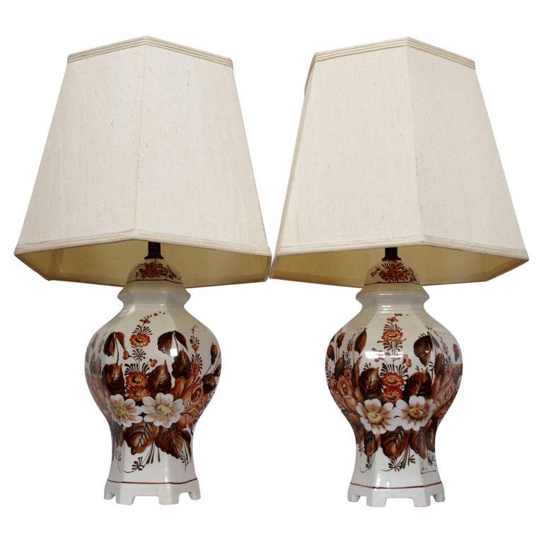 Goodwill Brood Feest Pair of Signed Antonio Zen Hexagonal Lamps, Made in Italy For Sale at  1stDibs | made in italy lamps