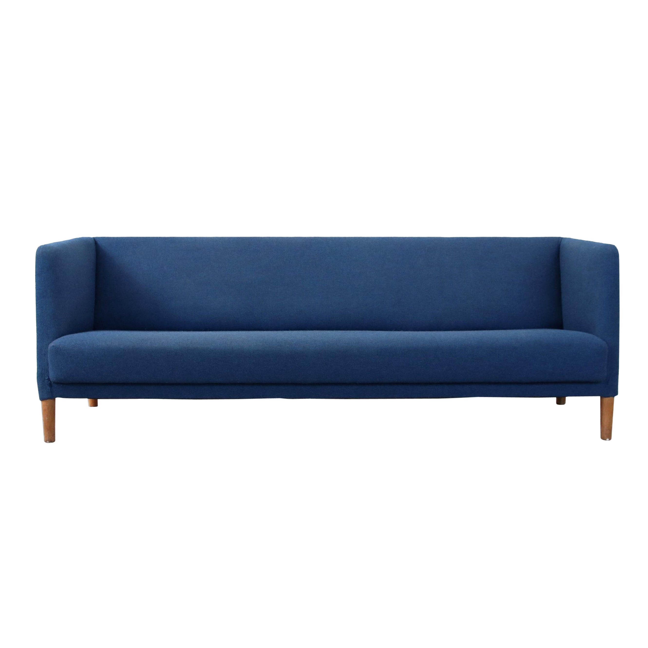 Hans Wegner Dänisches modernistisches Sofa für Johannes Hansen, 1950er Jahre, Dänemark im Angebot