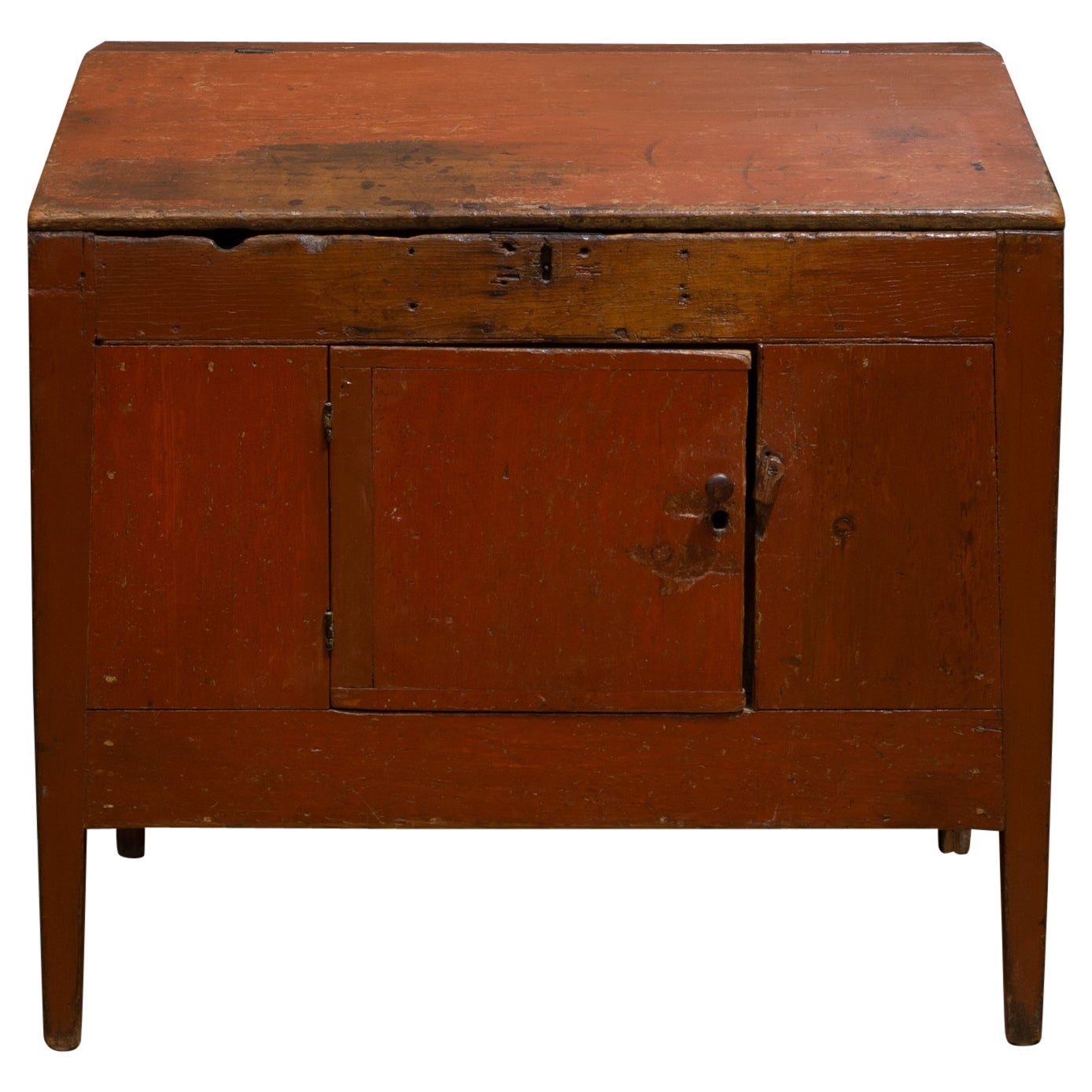 Early-Mid 19th c. Hand Painted Slant Desk, c.1820-1840 For Sale