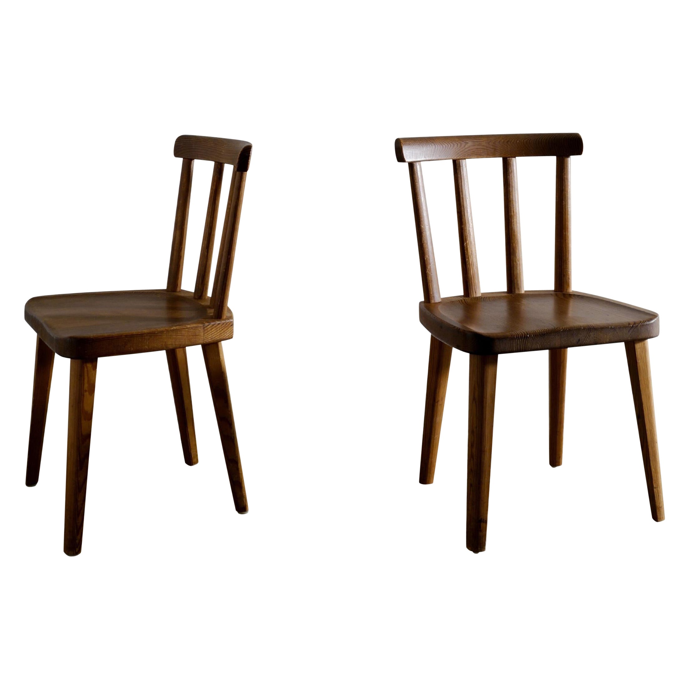 Pair of Utö Dining Chairs by Axel Einar Hjorth for Nordiska Kompaniet 1930s