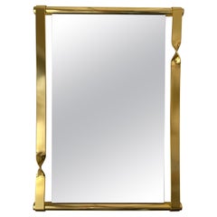 Brass Mirror by Luciano Frigerio, Italy, 1970s