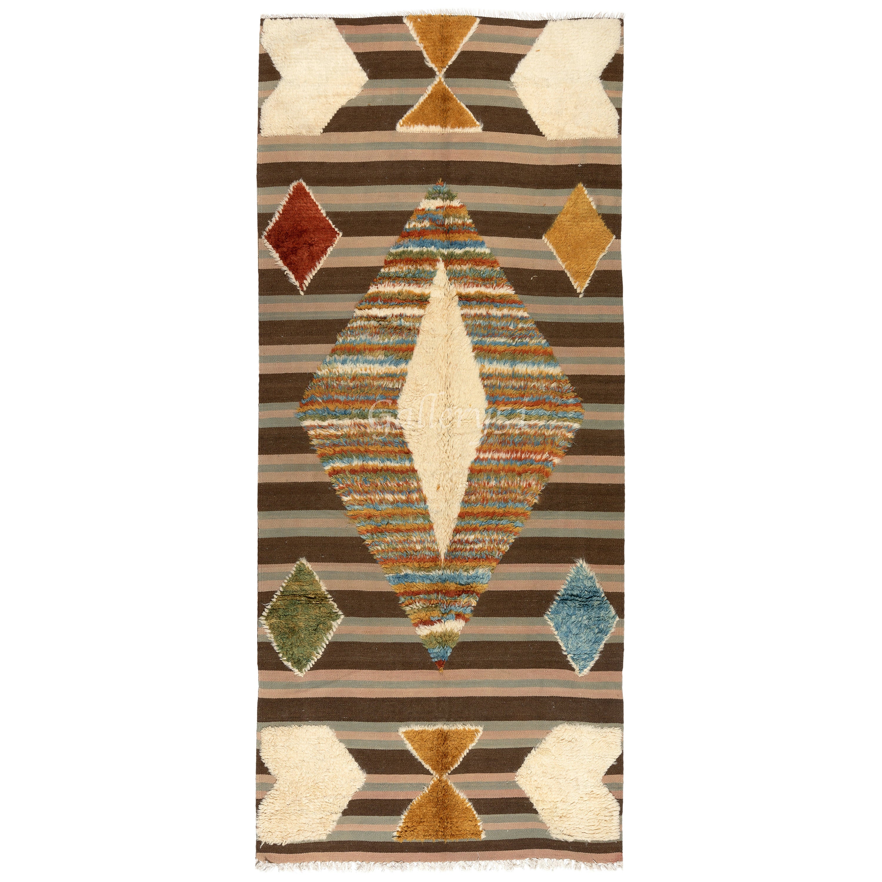 4.7x10.4 Ft Contemporary "Tulu" Rug, 100% Wool Pile, Custom Options Available For Sale