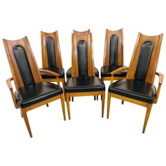 Mid-Century Kent Coffey Walnut Dining Chairs