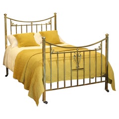 Antique Art Deco Brass Bed, MD122