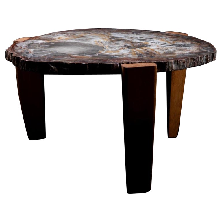 Petrified Wood Table For Sale at 1stDibs