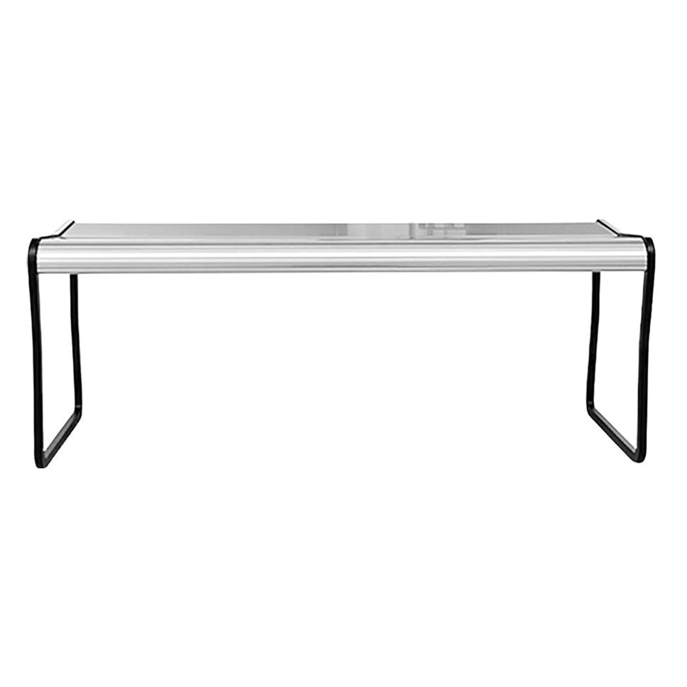 Dietiker Ery 3-Seat Aluminum Bench, Indoor / Outdoor, Designed by Andreas Saxer
