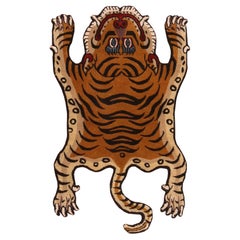Nazmiyal Collection Modern Tibetan Tiger Rug. 2 ft x 3 ft 3 in