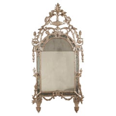 North Italian 18th Century Silvered Mirror
