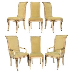 French Neoclassical Dining Chairs by Karges, Set of 6