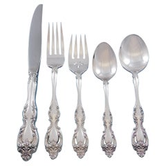 Du Maurier by Oneida Sterling Silver Flatware Set for 12 Service 62 Pieces