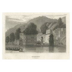Used Print of Haridwar City in Uttarakhand, India, 1837