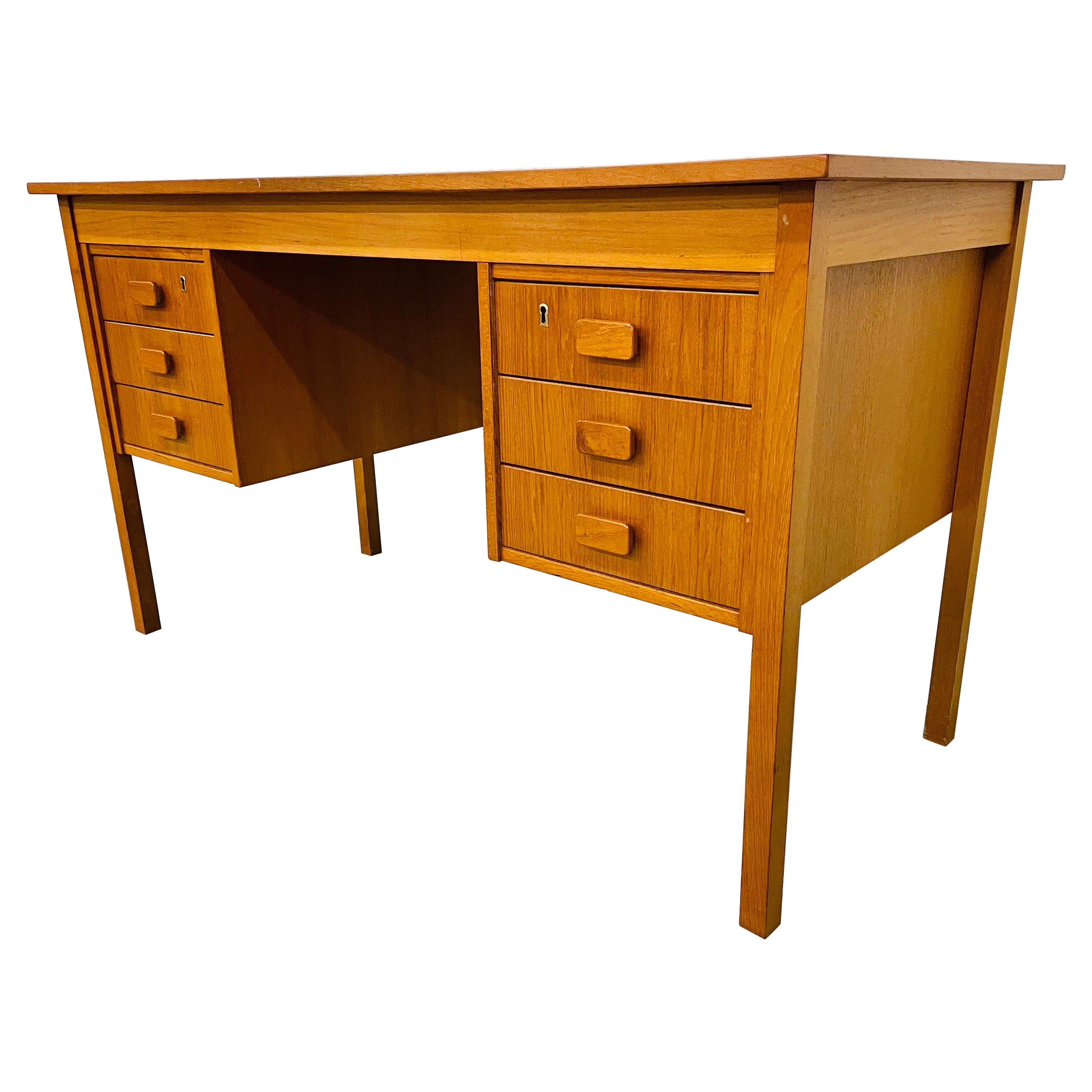 Danish Modern Teak Writing Desk