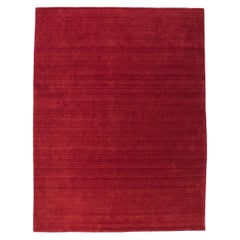 New Contemporary Red Area Rug with Modern Style