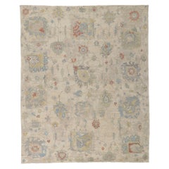 New Contemporary Distressed Rug with Modern Style