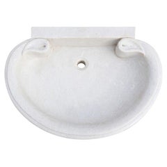 Classical Carrara Marble Stone Sink Basin