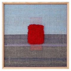 Rosso Flag Hand Woven Panel