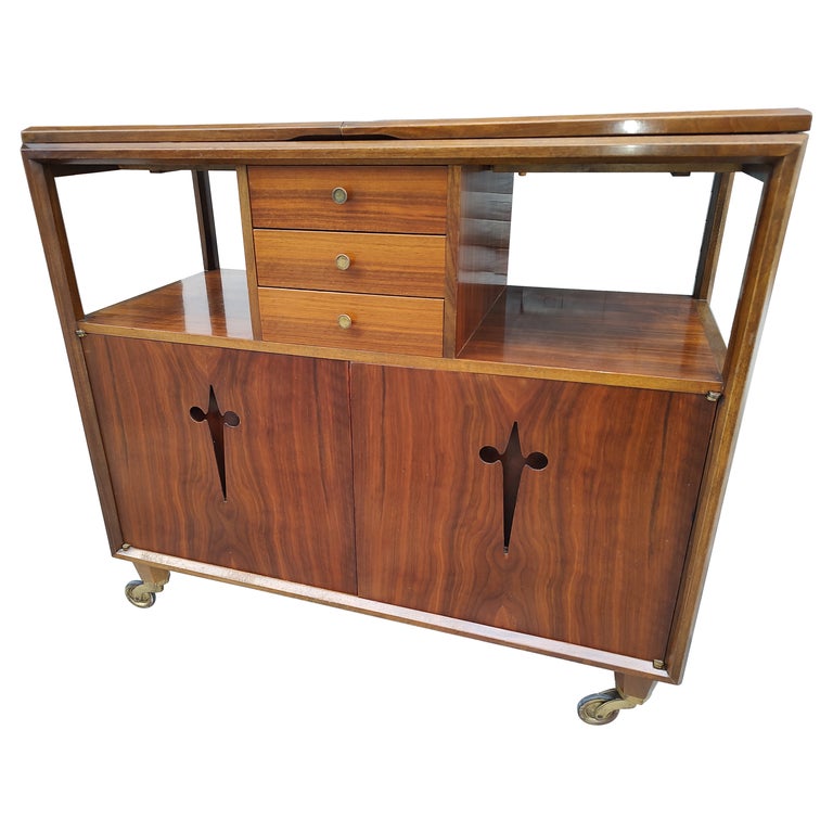 MidCentury Modern Bar Cart Buffet Server by Edmond Spence Sweden C1955