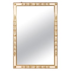 20th Century Gold Wood and Plaster Italian Mirror, 1960