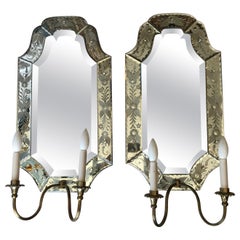 Pair of Large Venetian Style Wall Sconces by Maitland Smith