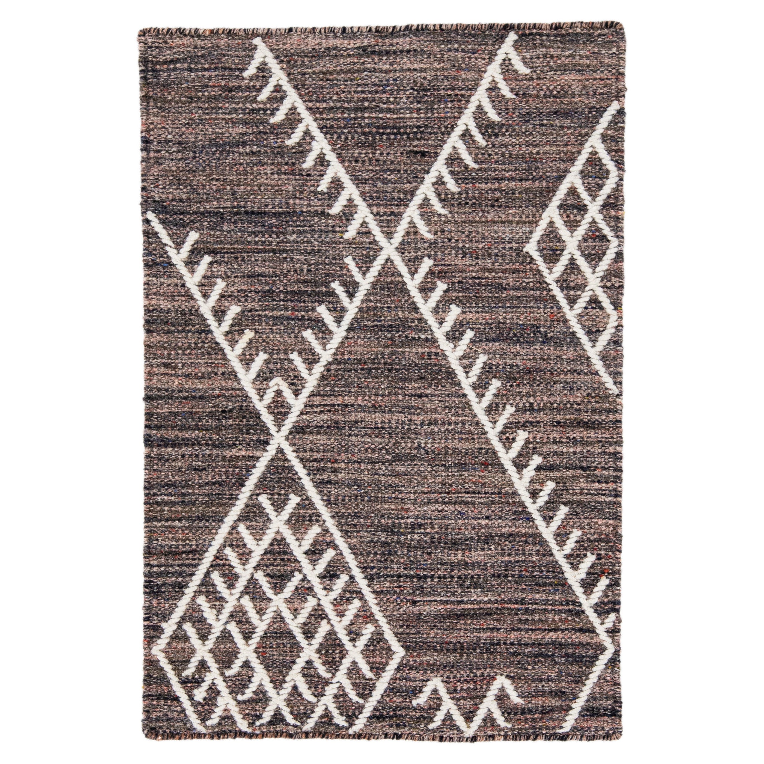  Apadana's Flatweave Kilim Custom Multi Wool Rug