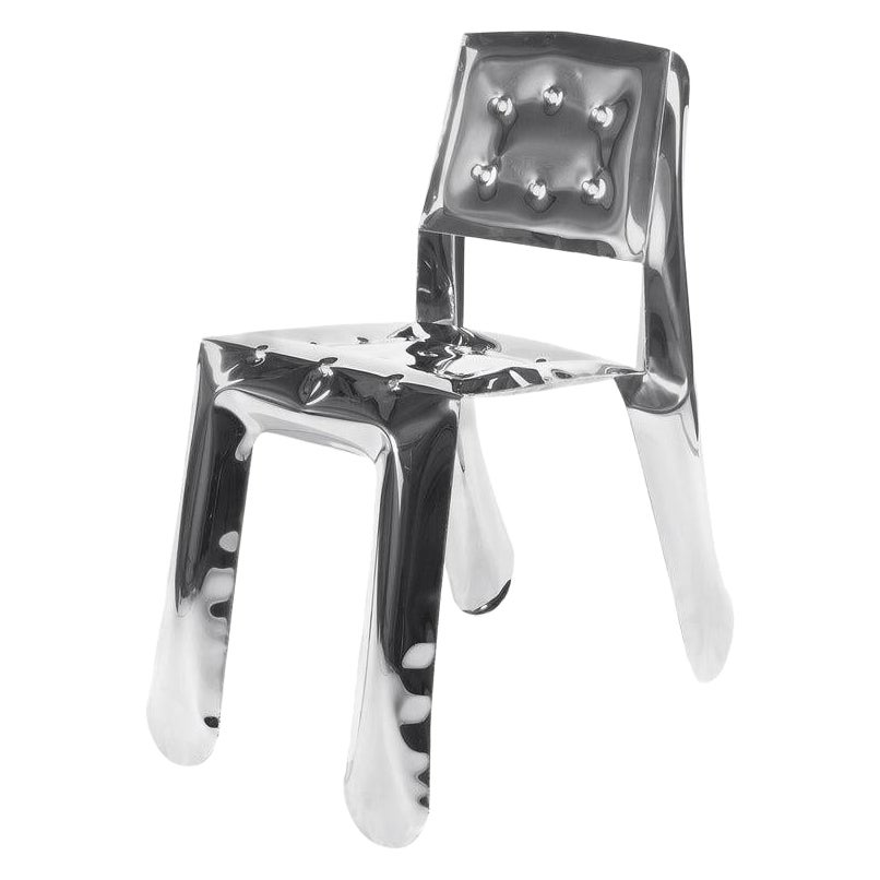 Chippensteel 1.0 Chair in Polished Stainless Steel 'limited Edition' by Zieta