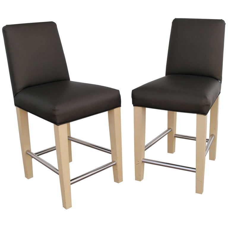 Pair of Counter Stools by R Jones of Dallas For Sale