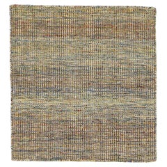 Tapis Kilim multicolore en laine tissé à plat Apadana's