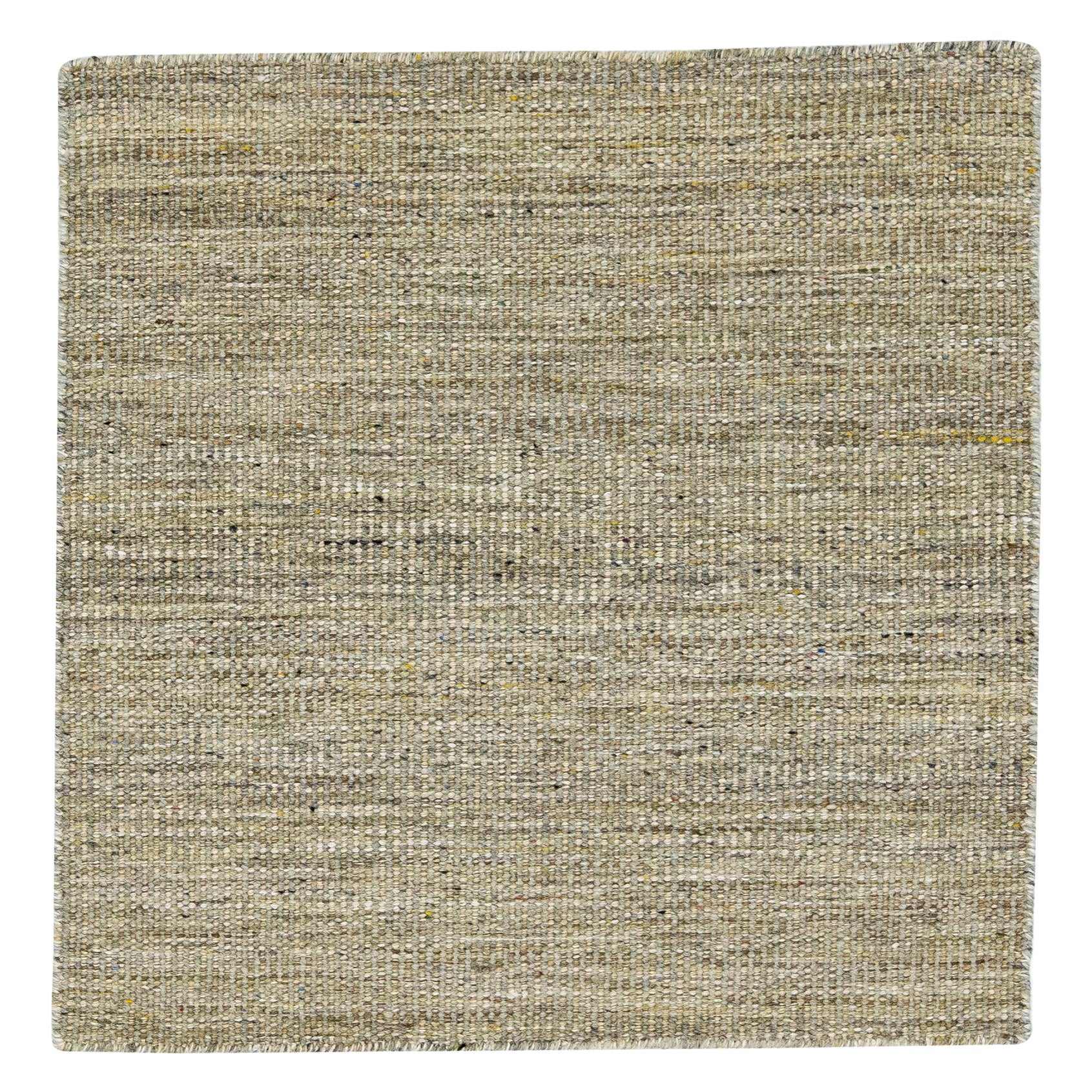  Apadana's Flatweave Kilim Brown Custom Wool Rug