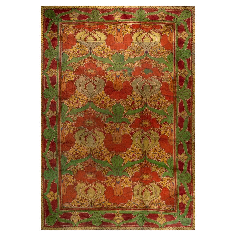 Antique European Donegal Rug For Sale at 1stDibs