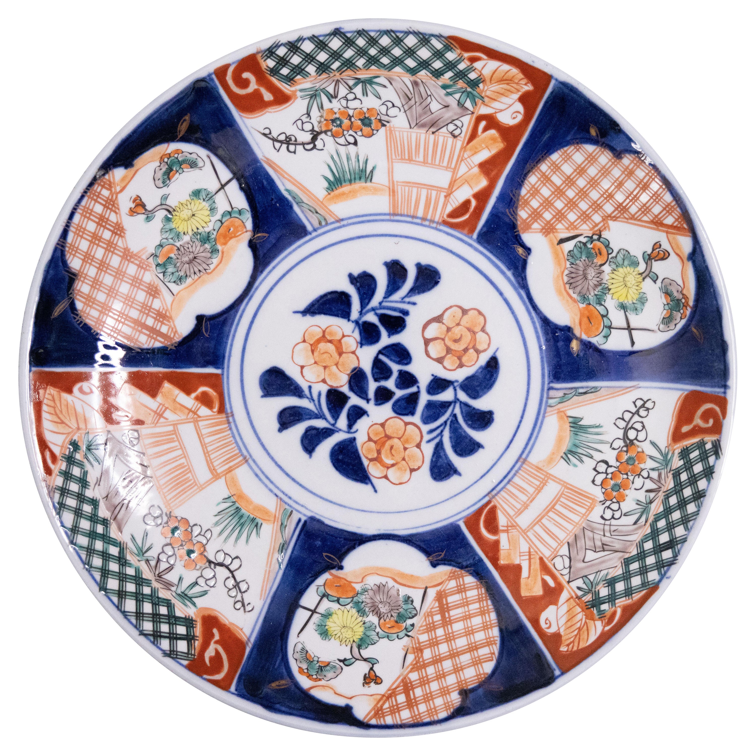 19th Century Japanese Imari Charger Plate For Sale