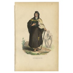 Used Print of Saint Anthony and Saint Paul, 1845