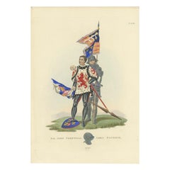 Antique Print of Sir John Cornwall Lord Fanhope, 1842