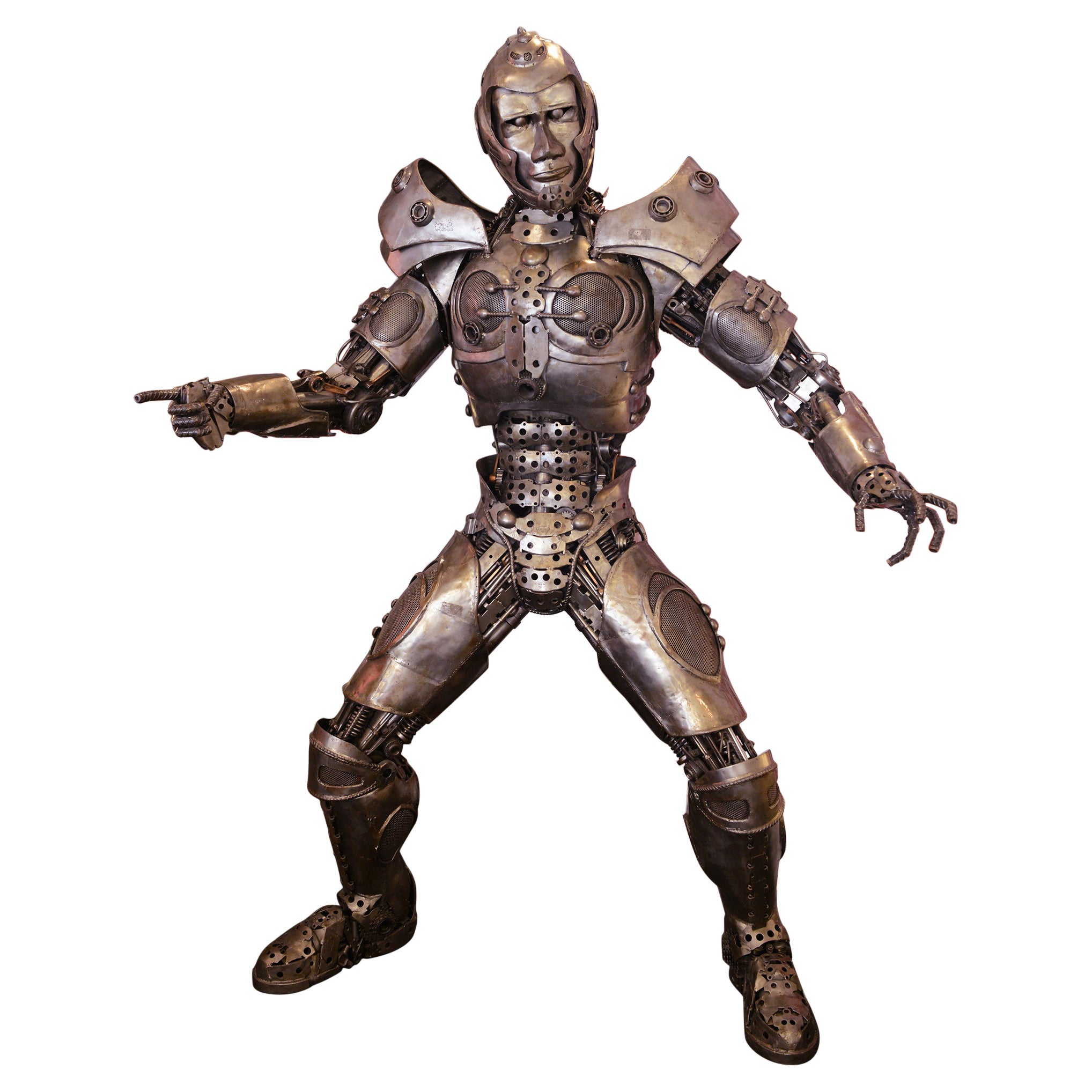 Mr Boy Robot Warrior Sculpture For Sale