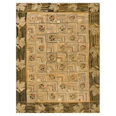 Late 19th Century  American Hooked Rug ( 6'2" x 8' - 188 x 243 cm )