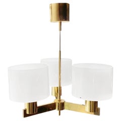 20th Century Swedish Brass Markaryd Chandelier, Pendant by Hans-Agne Jakobsson