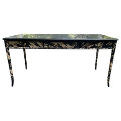 Classy Vintage Faux Painted Writing Desk