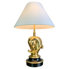 Maison Charles Gilt Cheval Table Lamp