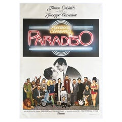 Cinema Paradiso 1989 Italian 4 Foglio Film Movie Poster, Cecchini