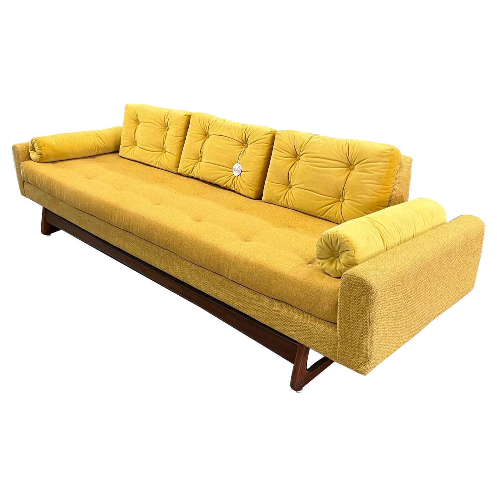 Mid-Century Modern Adrian Pearsall 2408 Platform Sofa Fully Restored For Sale