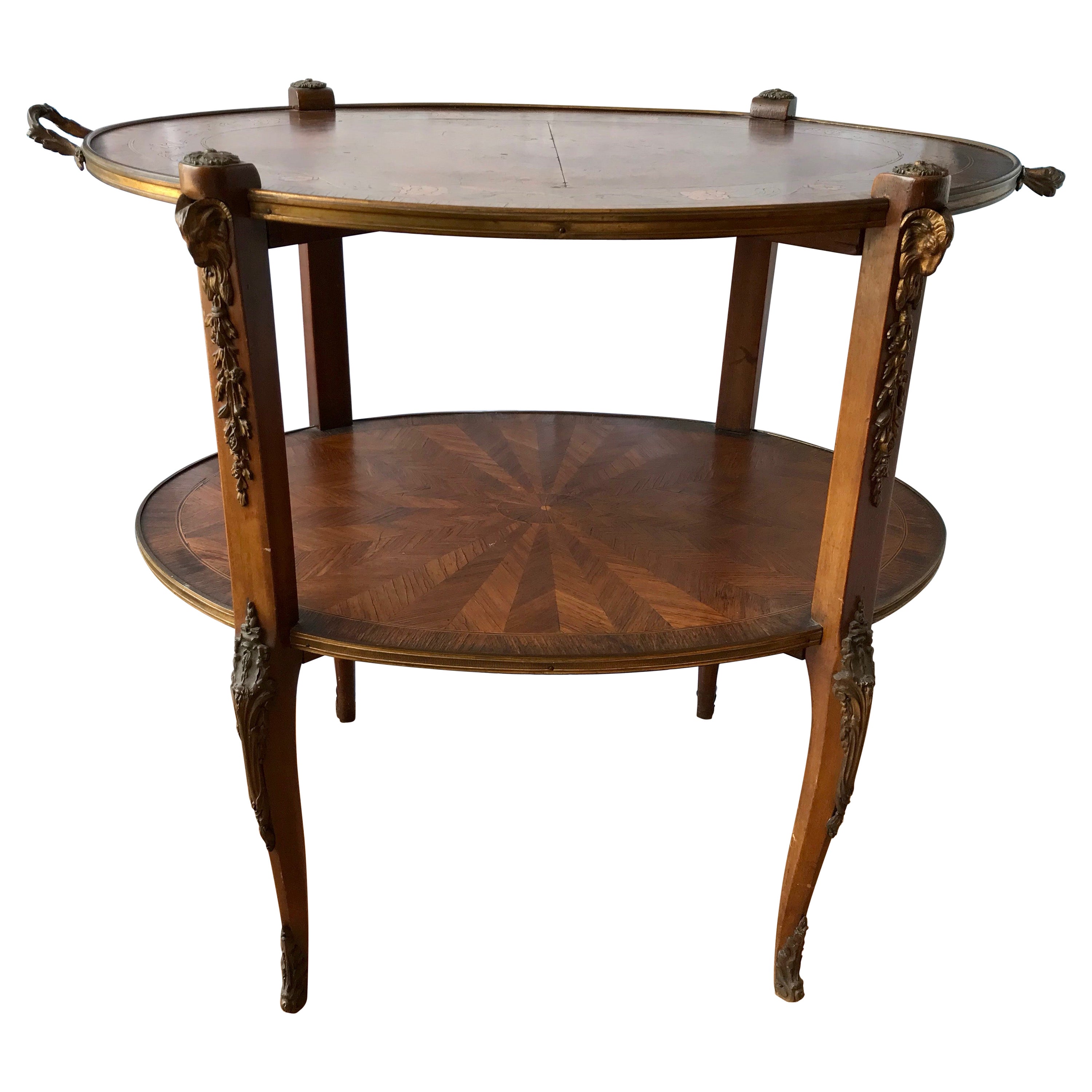 Französischer Tisch im Butler's-Stil des 19. Jahrhunderts
